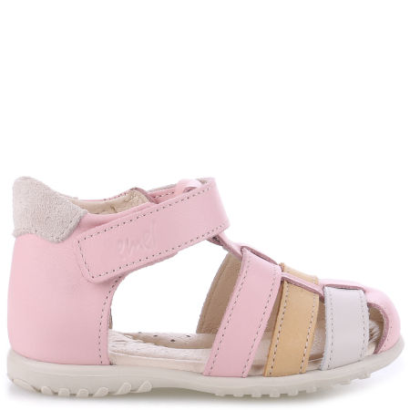 Panama Roczki® różowe sandały dziecięce ze skóry naturalnej - ES 1078-33 zdjęcie 1