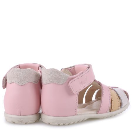 Panama Roczki® różowe sandały dziecięce ze skóry naturalnej - ES 1078-33 zdjęcie 3